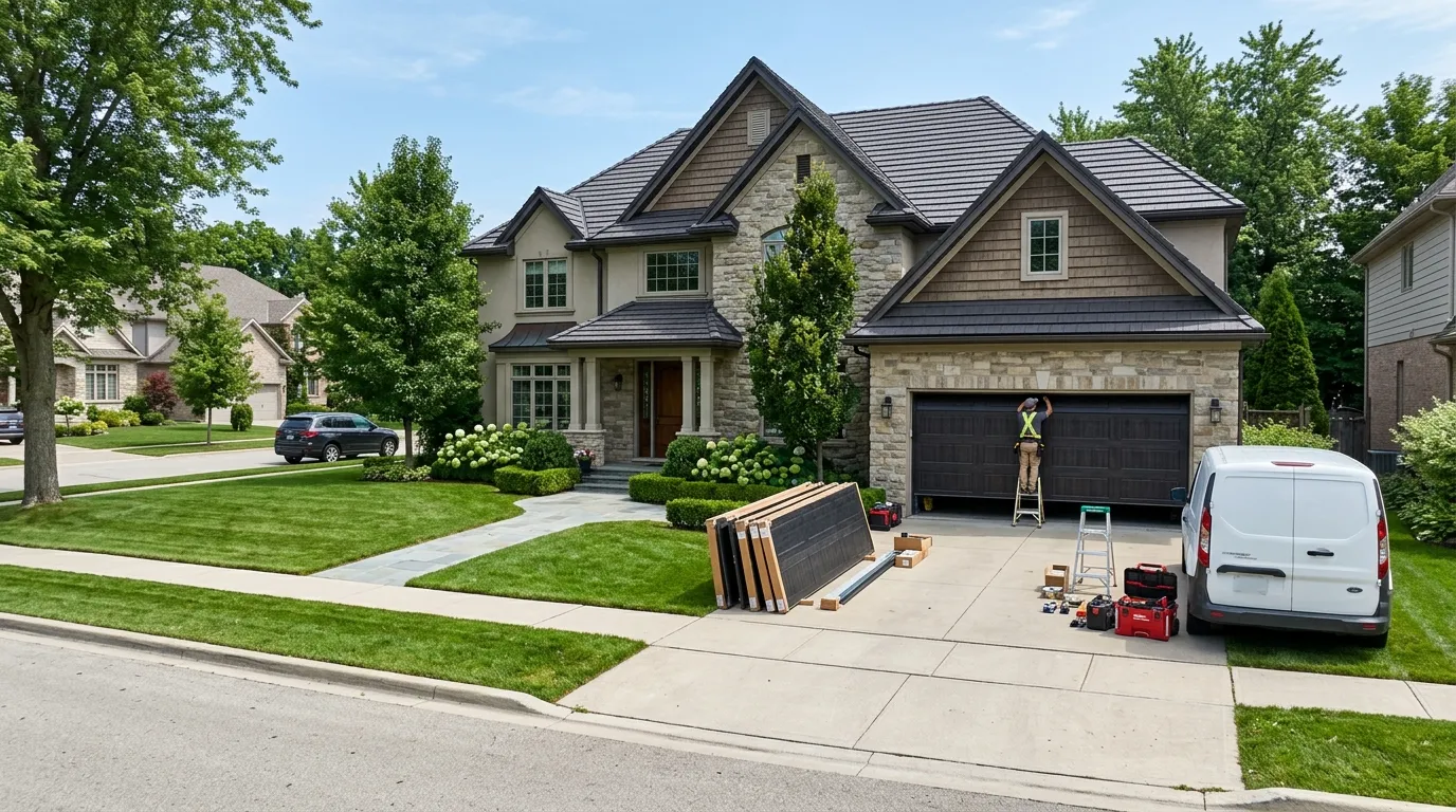 Garage door work by Stillwater Garage Door Pros in Stillwater, MN