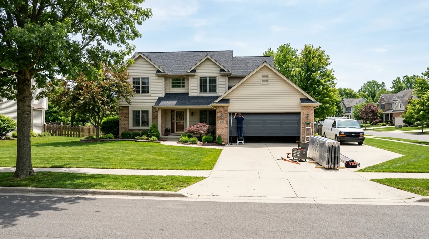 Garage door work by Stillwater Garage Door Pros in Stillwater, MN