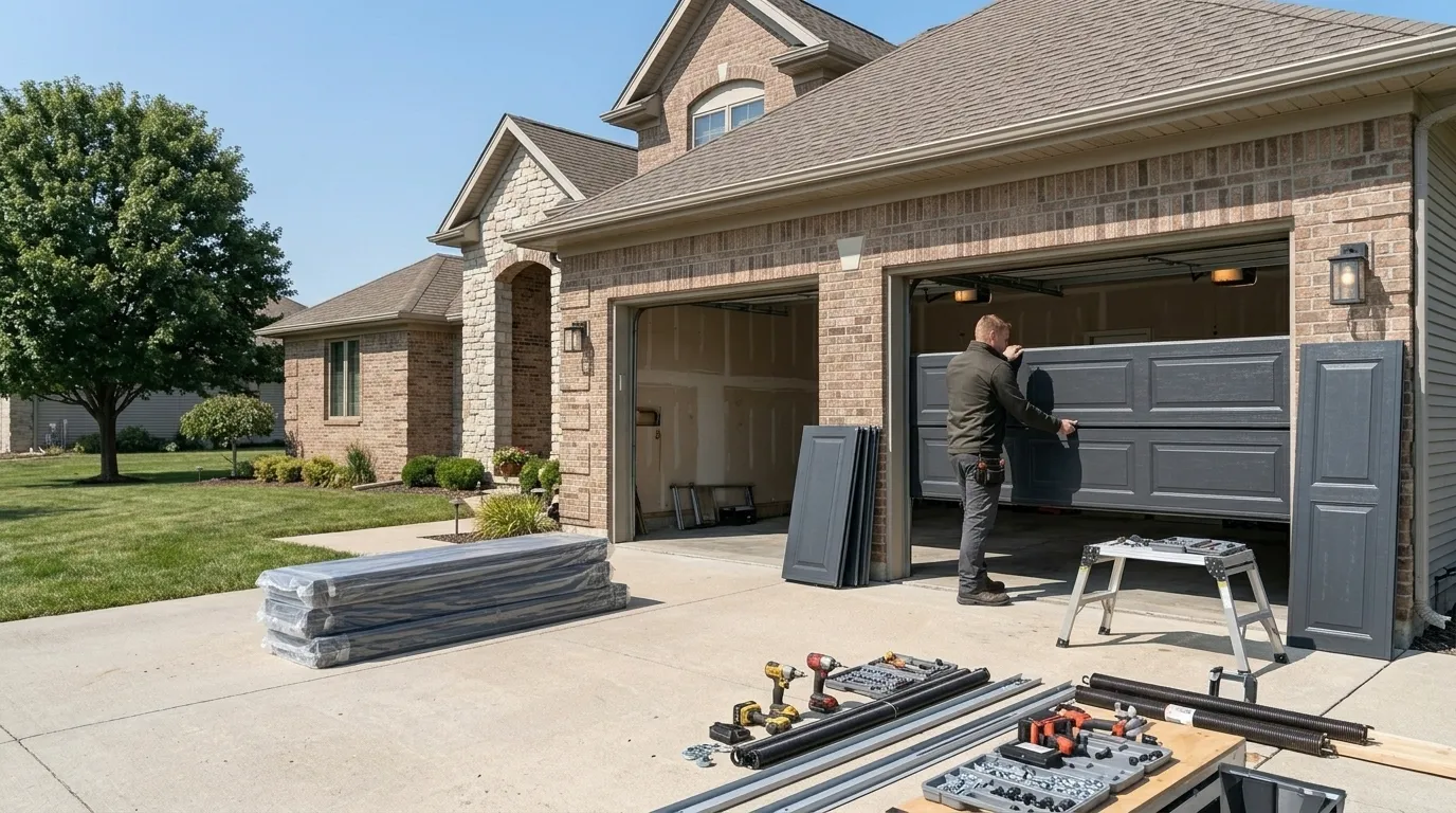 Garage door service in Stillwater, MN
