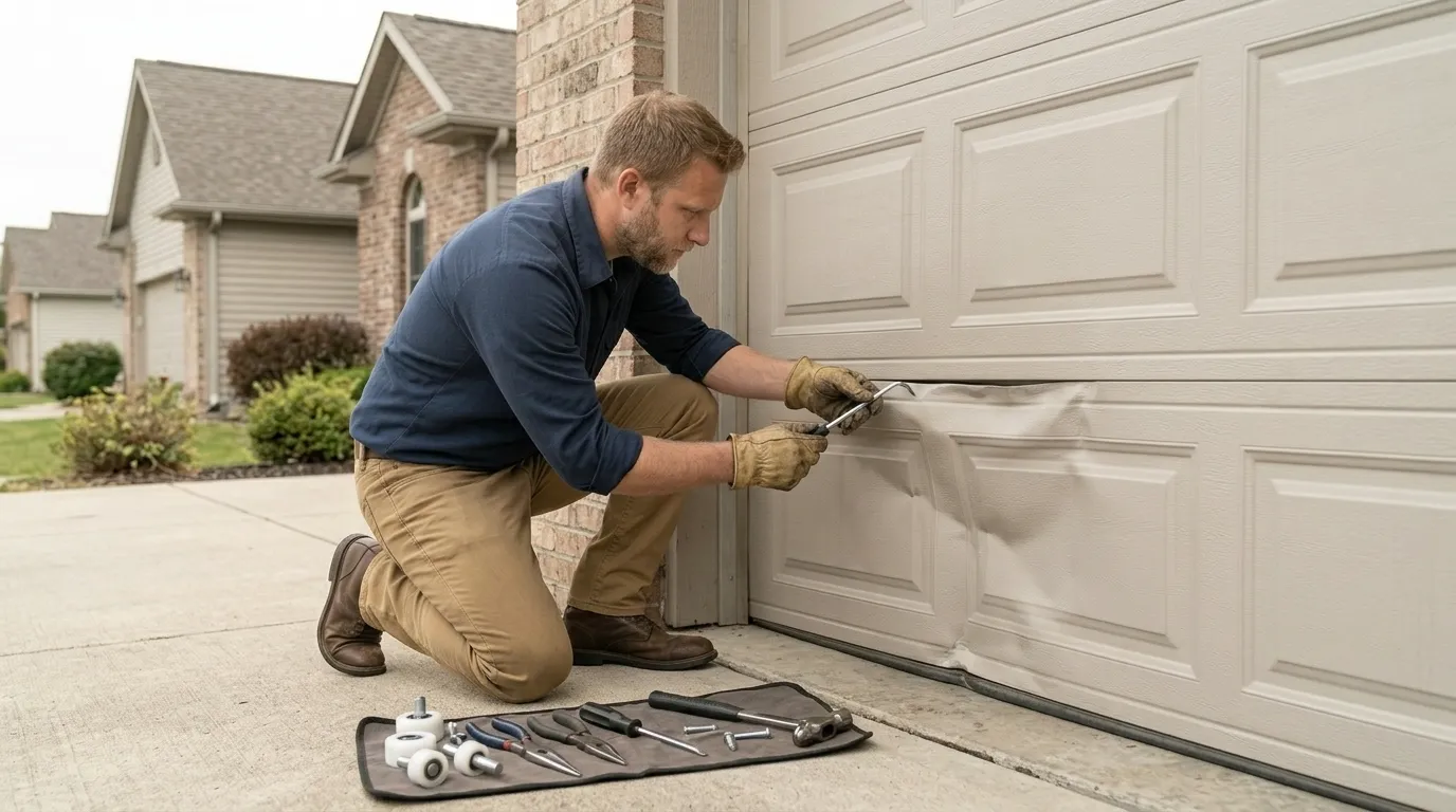 Garage door service in Stillwater, MN