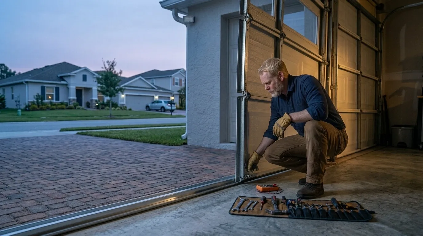 Garage door service in Stillwater, MN