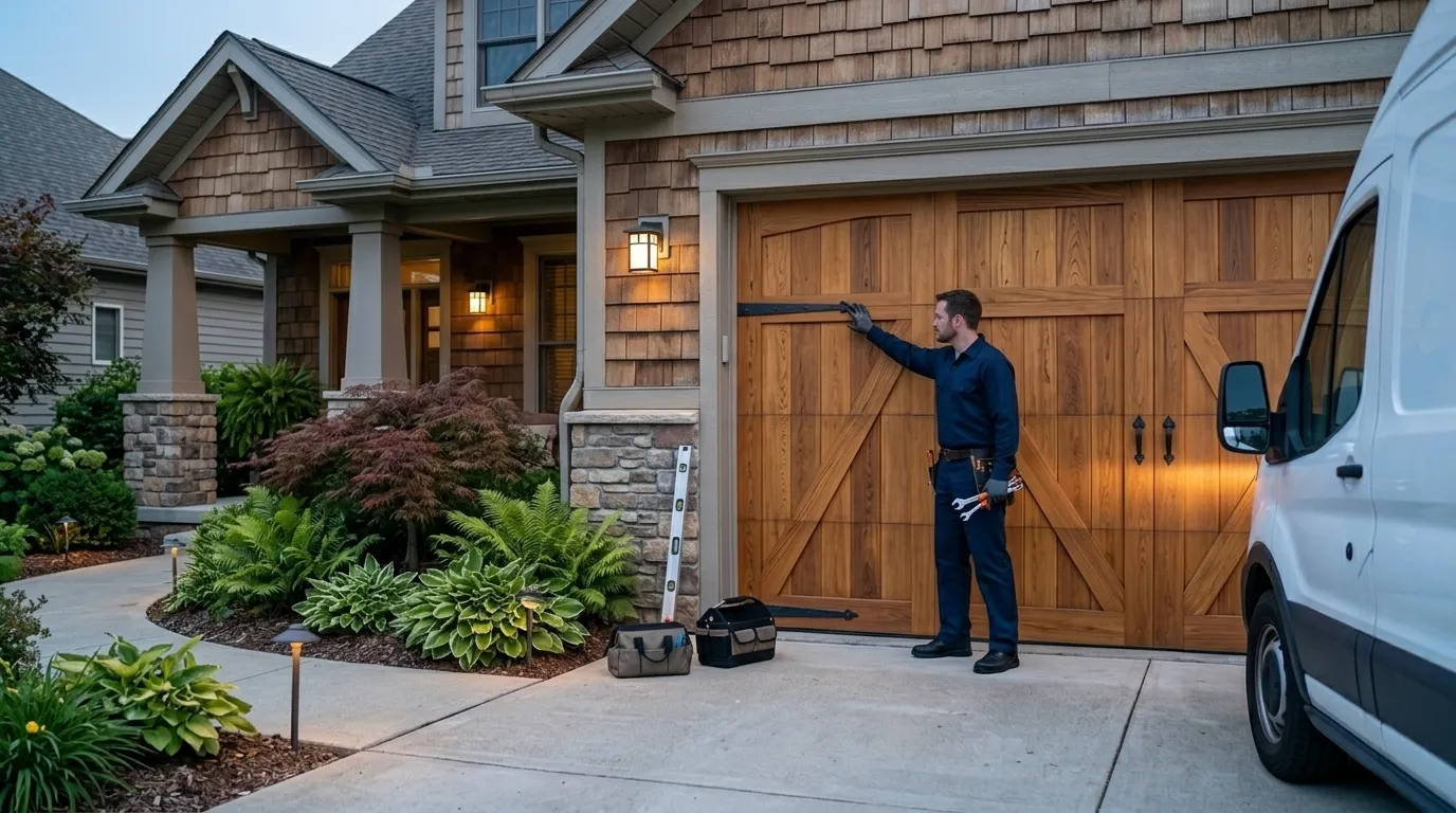 Garage door service in Stillwater, MN