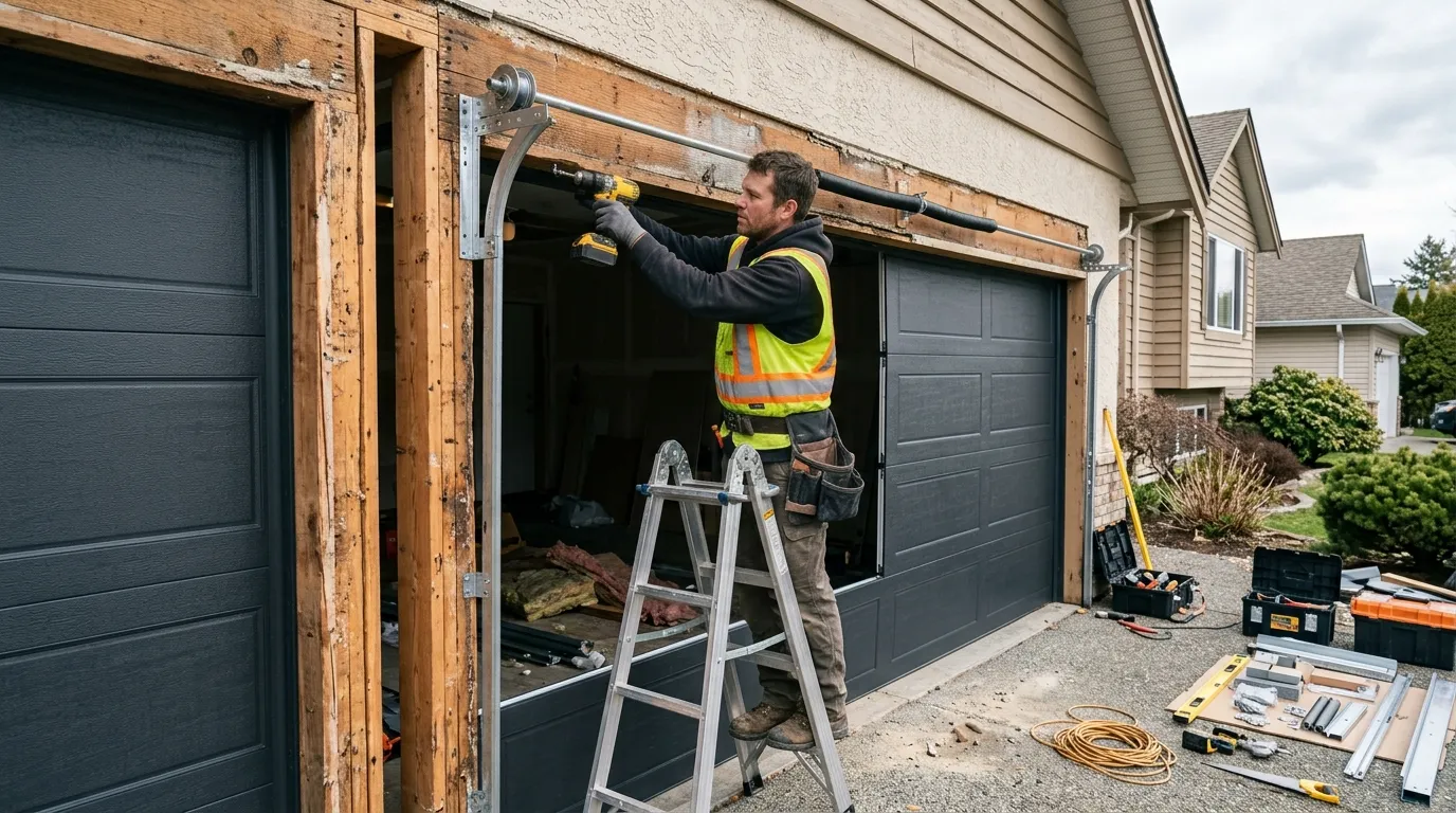 Garage door service in Stillwater, MN